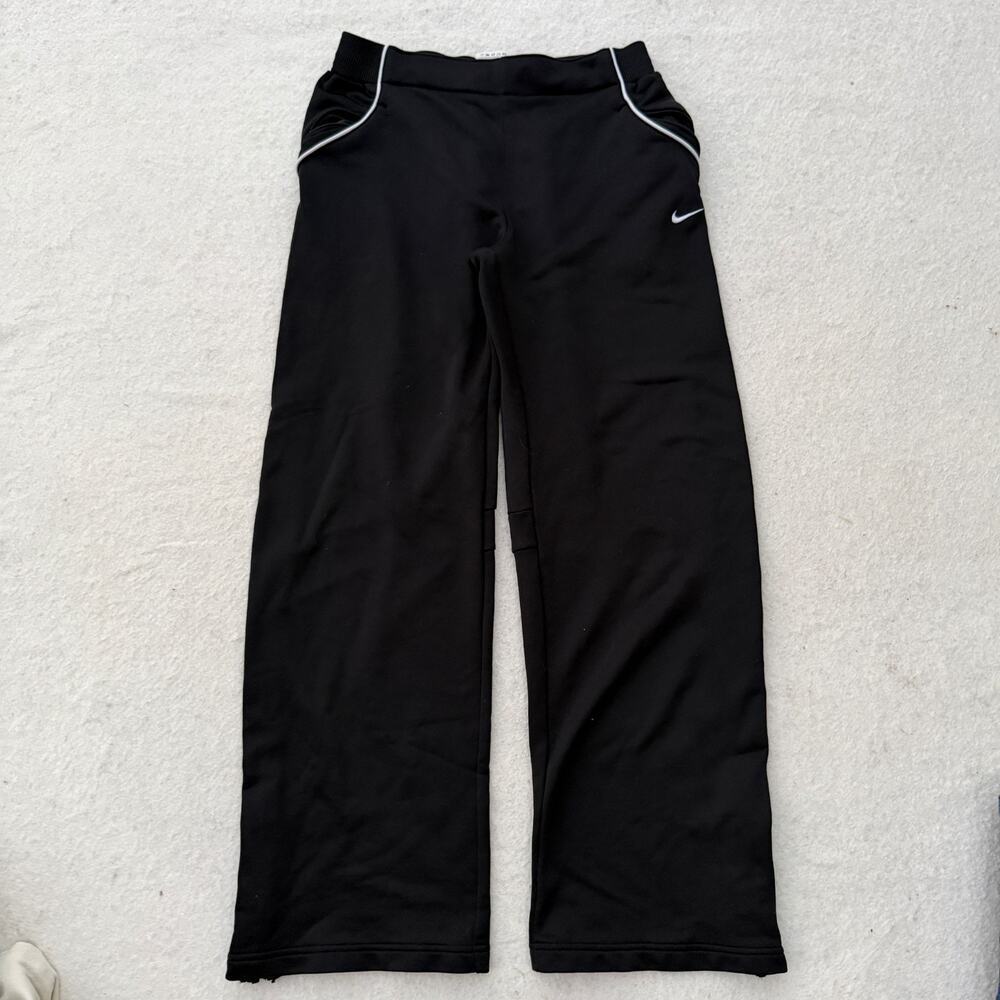 Nike Dri-Fit Windrunner Track Pants Women's Size Small Black Athletic Trousers